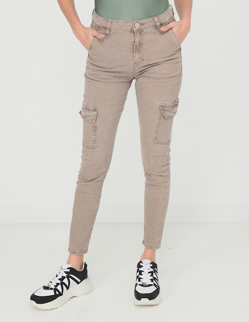 Jeans slim Non Stop corte cintura alta para mujer