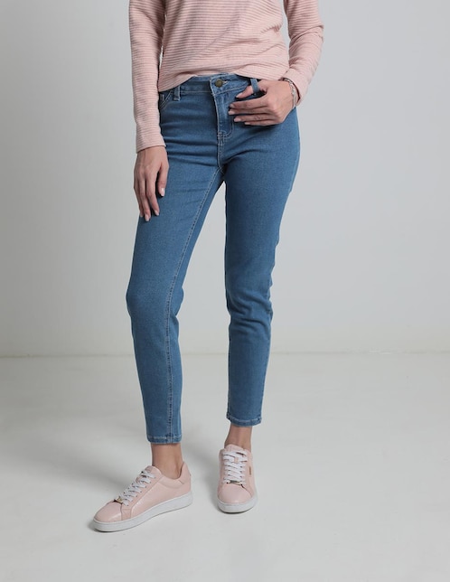 Jeans skinny para mujer 1