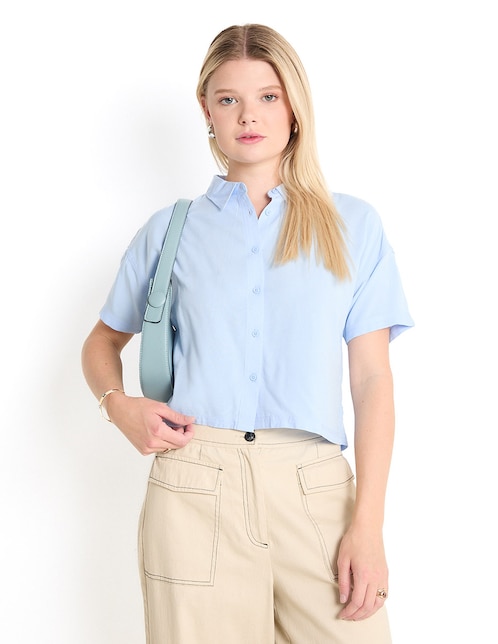 BLUSA NSM25194-P01 NO, CH, DENIM CLARO