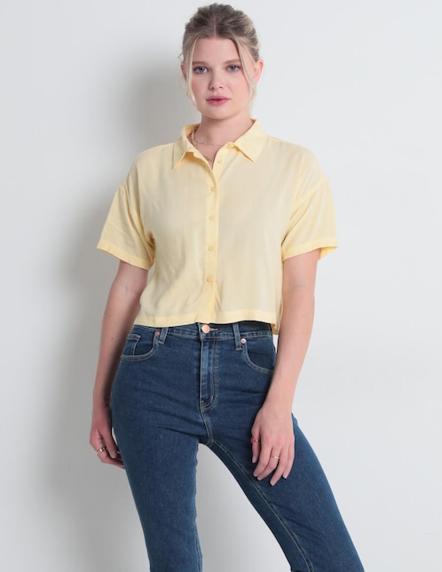 Blusa manga corta para mujer 1
