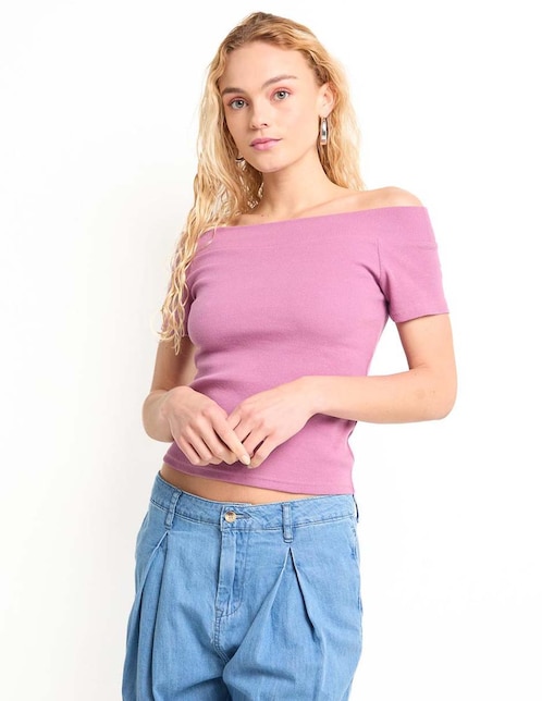 Blusa manga corta para mujer 1