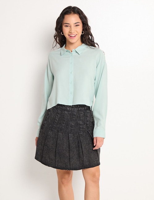 Blusa manga larga para mujer 1