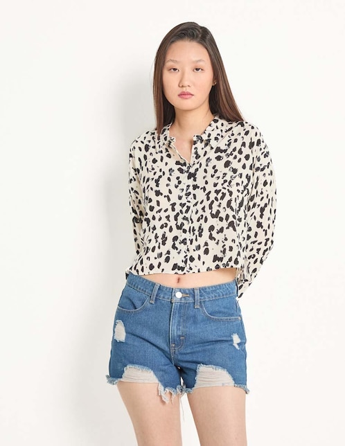 Blusa manga larga para mujer 1