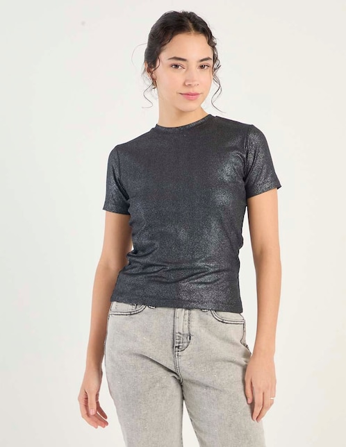 PLAYERA NSM25164-11 NON STOP, M, NEGRO