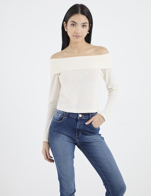 Blusa manga larga para mujer 1