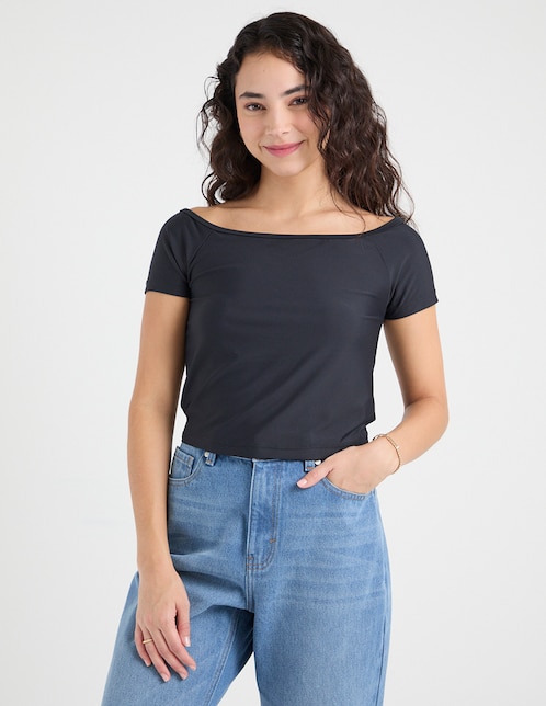 PLAYERA NSM25380-08 NON STO, EG, NEGRO