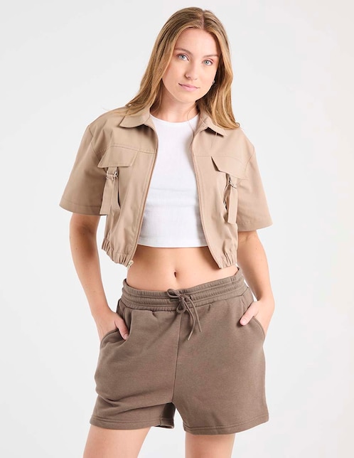 BLUSA NSM25377-08 NON, G, KHAKI CLARO