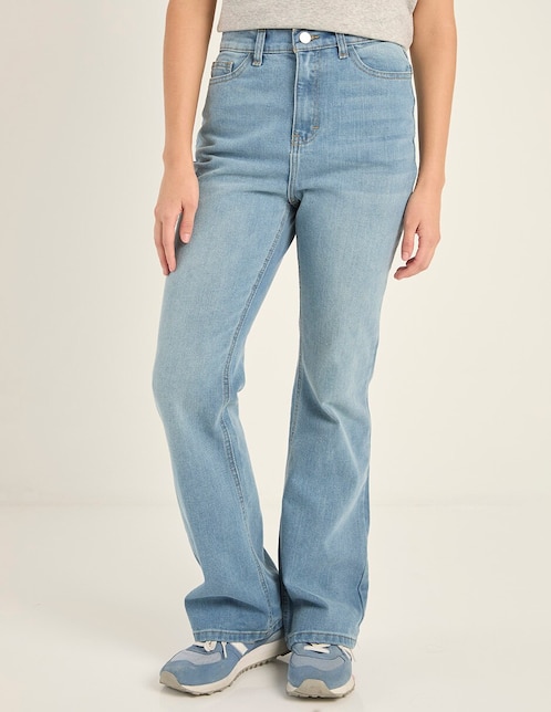 Jeans straight para mujer 1