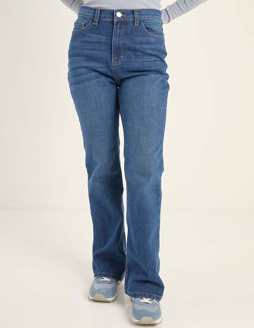 JEANS NSM25466-, 7, ÍNDIGO DENIM MEDIO