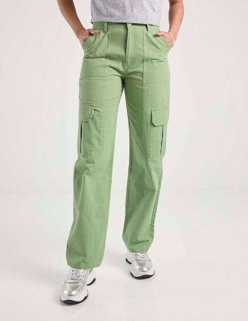 PANTALON CARGO NON ST, 13, SMOKE GREEN