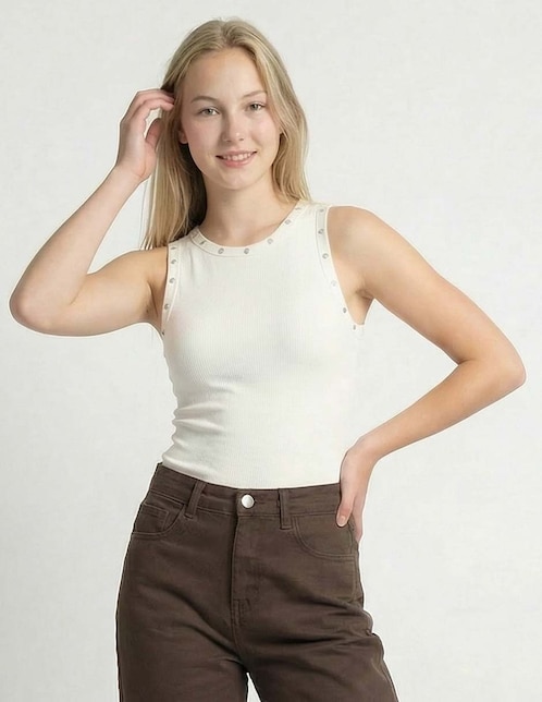 Top cuello redondo 1