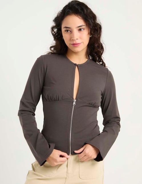 Blusa manga larga para mujer 1