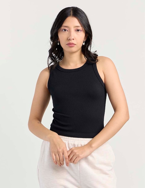 Top cuello redondo tirante ancho 1