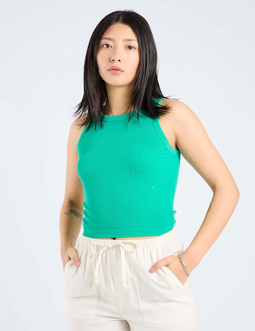 Top cuello redondo tirante ancho 1