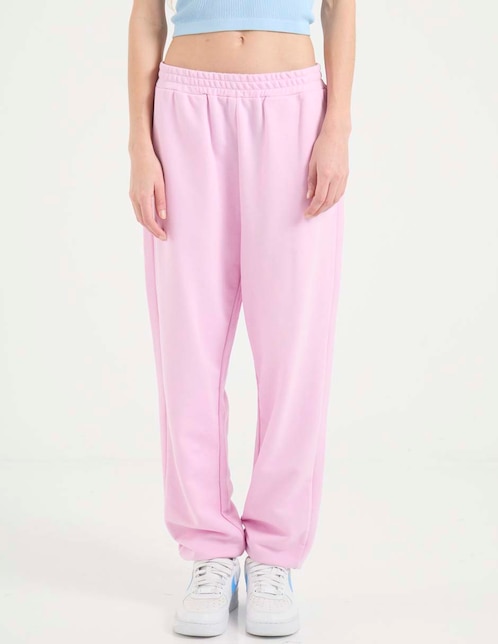 Pants regular con elástico para mujer 1