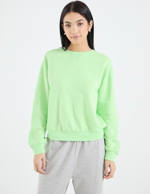 Sudadera acanalada para mujer 1