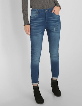 Jeans skinny Non Stop corte cintura para mujer