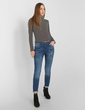 Jeans skinny Non Stop corte cintura para mujer