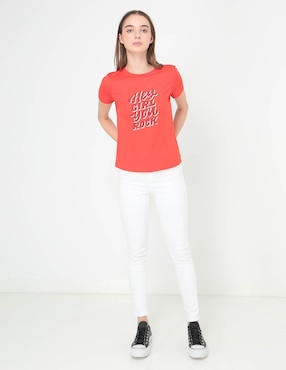 Jeans skinny Non Stop corte cintura para mujer