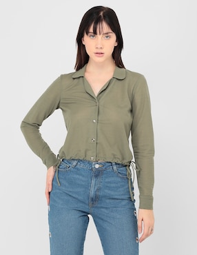Blusa Non Stop manga larga para mujer