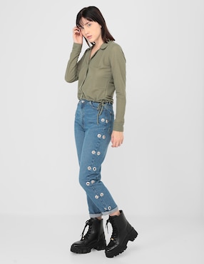 Blusa Non Stop manga larga para mujer