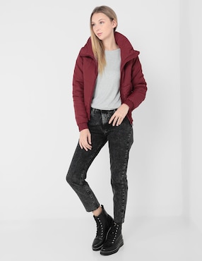 Jeans boyfriend Non Stop lavado deslavado corte cintura para mujer