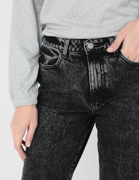 Jeans boyfriend Non Stop lavado deslavado corte cintura para mujer