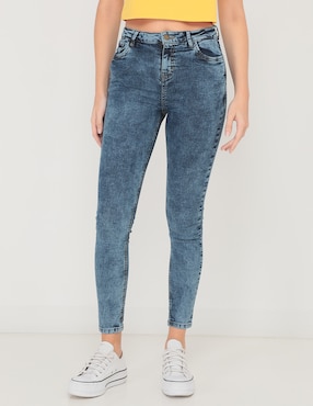 Jeans Skinny Non Stop Corte Cadera Para Mujer