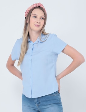 Blusa Camisera Non Stop Manga Corta Para Mujer