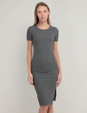 Vestido A La Rodilla Casual Non Stop Para Mujer