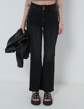 Jeans flare Non Stop corte cintura alta para mujer