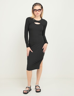 Vestido 3/4 Casual Non Stop Para Mujer