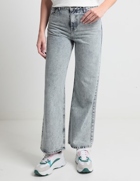 Jeans Baggy Non Stop Corte Cintura Alta Para Mujer