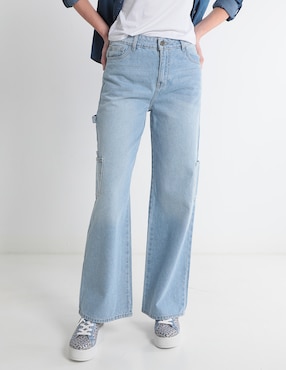 Jeans Baggy Non Stop Corte Cintura Para Mujer