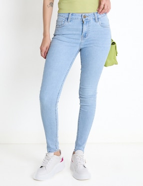 Jeans Skinny Non Stop Corte Cintura Para Mujer