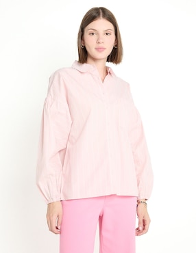 Blusa manga larga para mujer