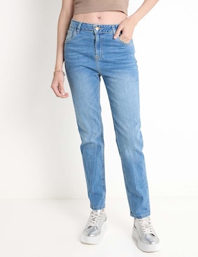Jeans slim Non Stop corte cintura para mujer