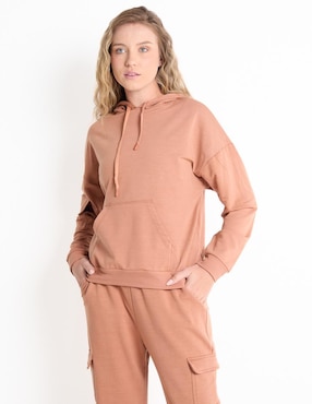 Sudadera Con Capucha Y Bolsa Non Stop Para Mujer