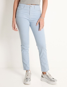 Jeans Slim Non Stop Corte Cintura Para Mujer