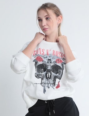 Sudadera Guns And Roses Para Mujer