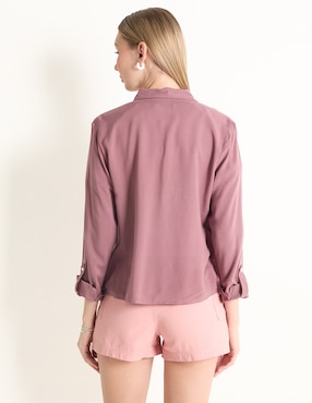 Blusa manga larga para mujer