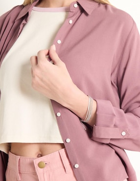 Blusa manga larga para mujer