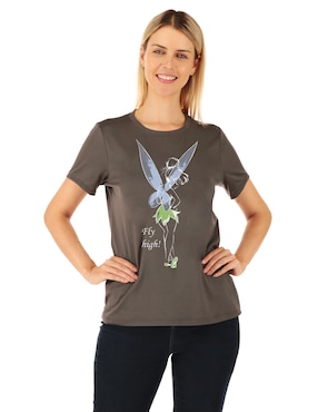 Playera Manga Corta Disney Cuello Redondo Para Mujer