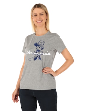 Playera Manga Corta Disney Cuello Redondo Para Mujer