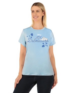 Playera Manga Corta Disney Cuello Redondo Para Mujer