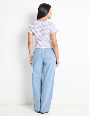 Jeans relaxed straight Non Stop para mujer