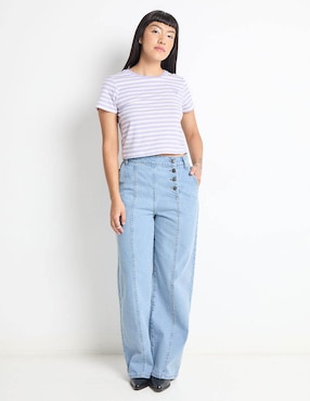 Jeans relaxed straight Non Stop para mujer