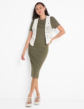 Vestido midi casual Non Stop para mujer