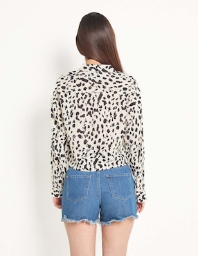 Blusa manga larga para mujer