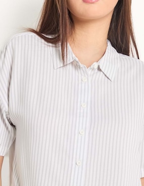 Blusa manga corta para mujer